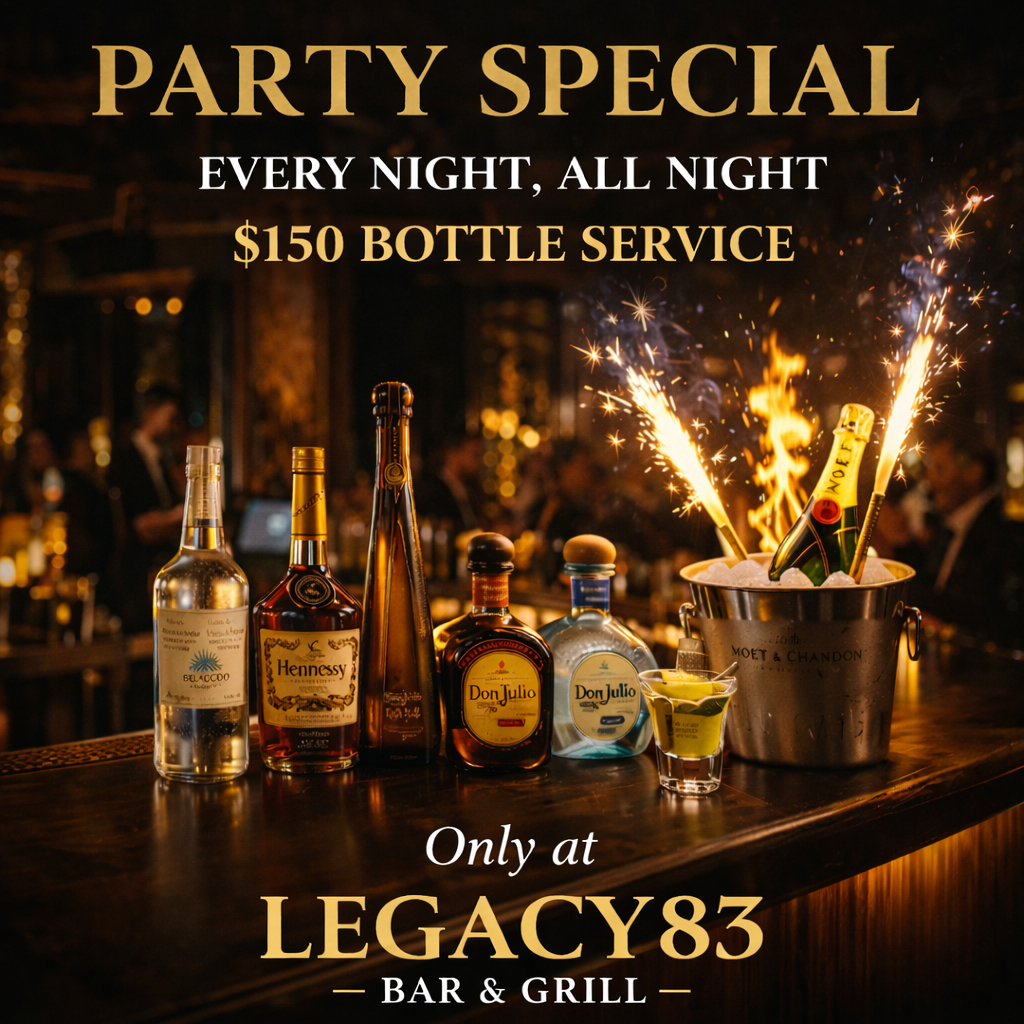 VIP Bottle Service at Legacy 83