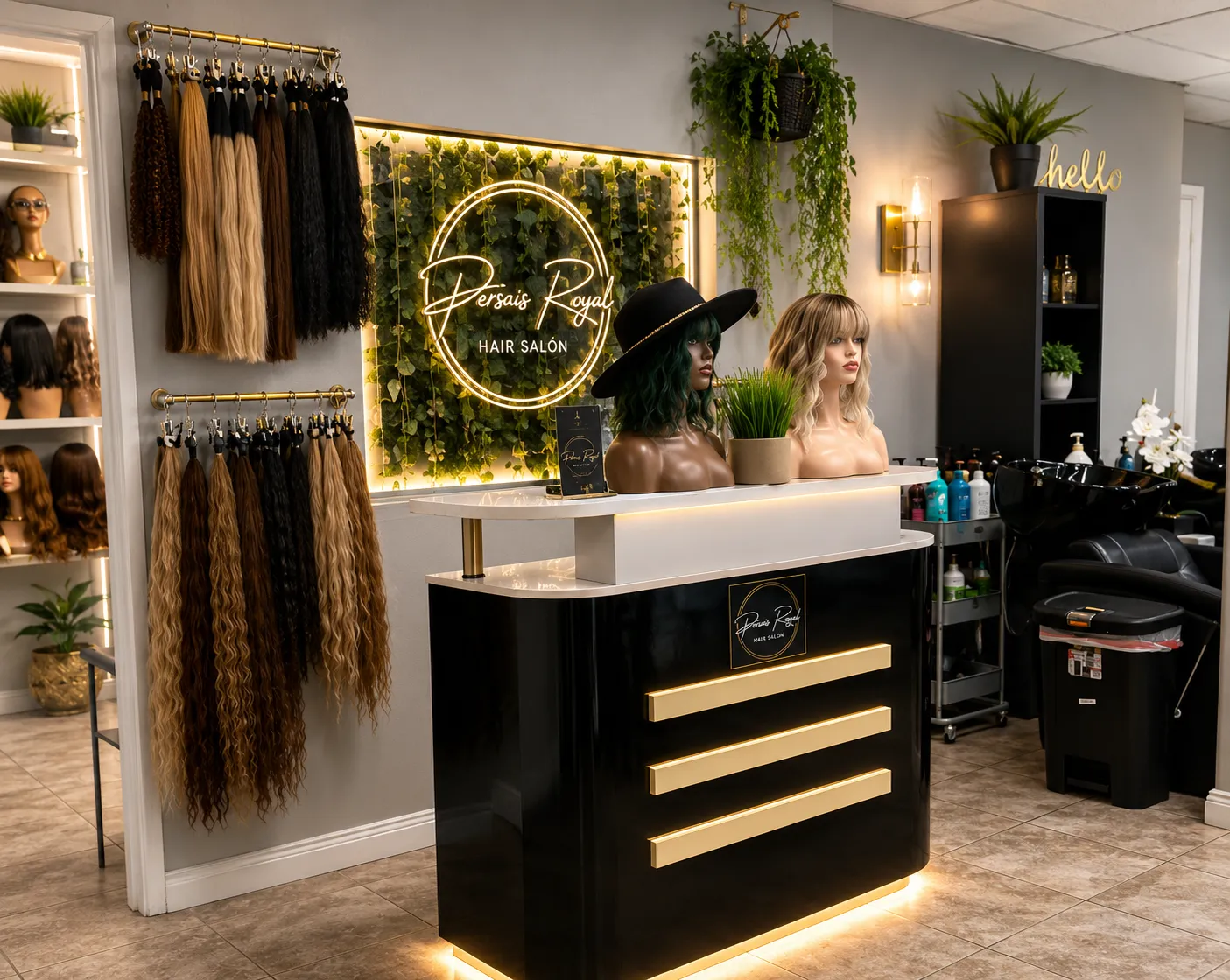 Persais Royal Hair Salon Reception