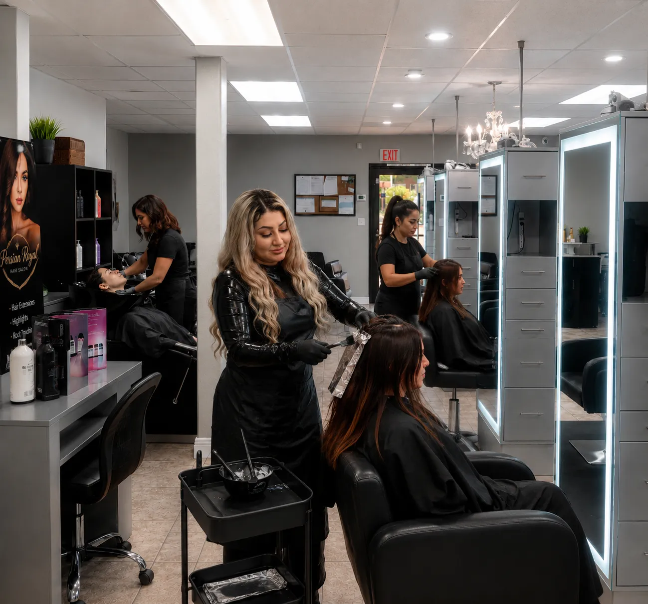 Stylists at work